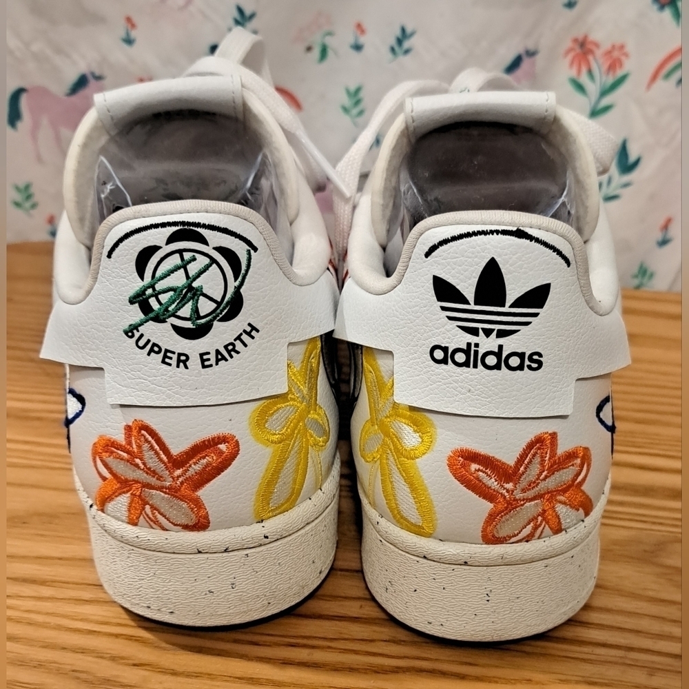 EUC Adidas Superstar Sean Wotherspoon SuperEarth Casual Athletic Sneaker SZ 9.5 - Picture 5 of 13